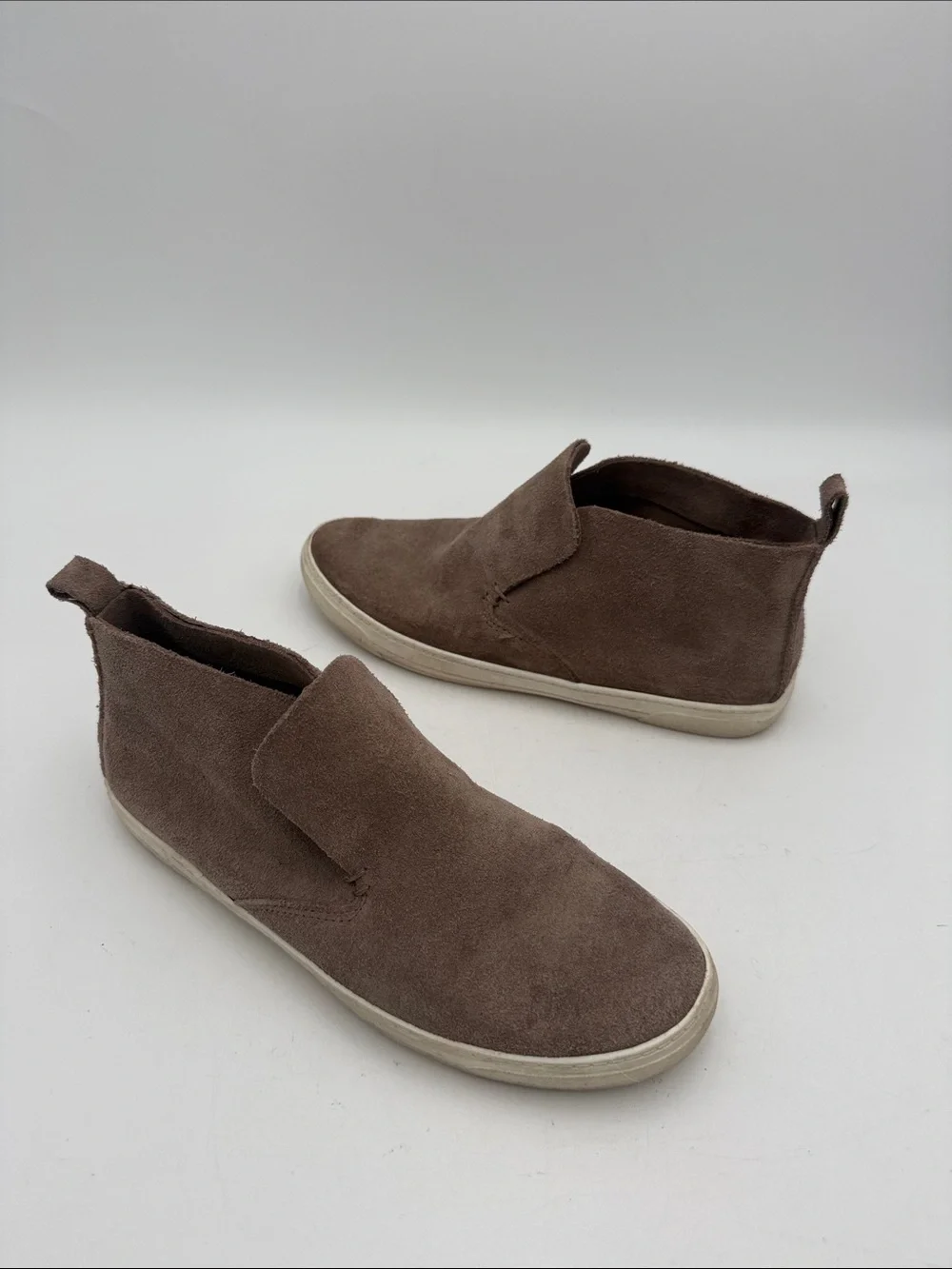 DV dolce vita Slip-On Suede Ankle Sneakers in Brown women 8.5 casual Y2K retro
